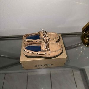 Sperry Tan Boat Shoes for Kids